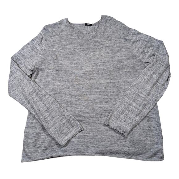 Vince Long Sleeve T Shirt Heathered Gray Size XXL - Picture 1 of 7